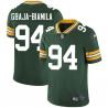 Green Kabeer Gbaja-Biamila Packers Jersey Custom Sewn-on Patches Mens Womens Youth