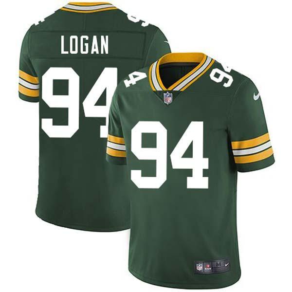 Green David Logan Packers Jersey Custom Sewn-on Patches Mens Womens Youth