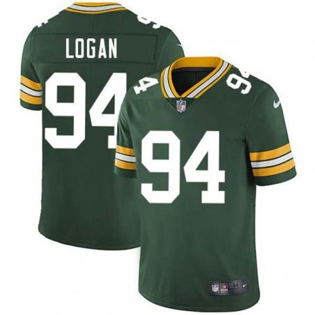 Green David Logan Packers Jersey Custom Sewn-on Patches Mens Womens Youth