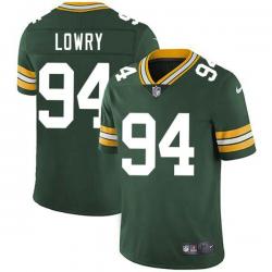 Green Dean Lowry Packers Jersey Custom Sewn-on Patches Mens Womens Youth