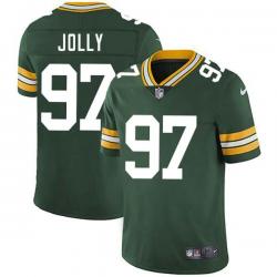 Green Johnny Jolly Packers Jersey Custom Sewn-on Patches Mens Womens Youth