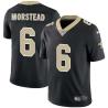 Black Thomas Morstead Saints #6 Stitched American Football Jersey Custom Sewn-on Patches Mens Womens Youth