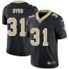 Black Jairus Byrd Saints #31 Stitched American Football Jersey Custom Sewn-on Patches Mens Womens Youth