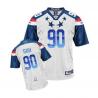 Ndamukong Suh Detroit Football Jersey - Detroit #90 Football Jersey(2011 Pro Bowl)