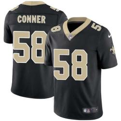 Black Darion Conner Saints #58 Stitched American Football Jersey Custom Sewn-on Patches Mens Womens Youth