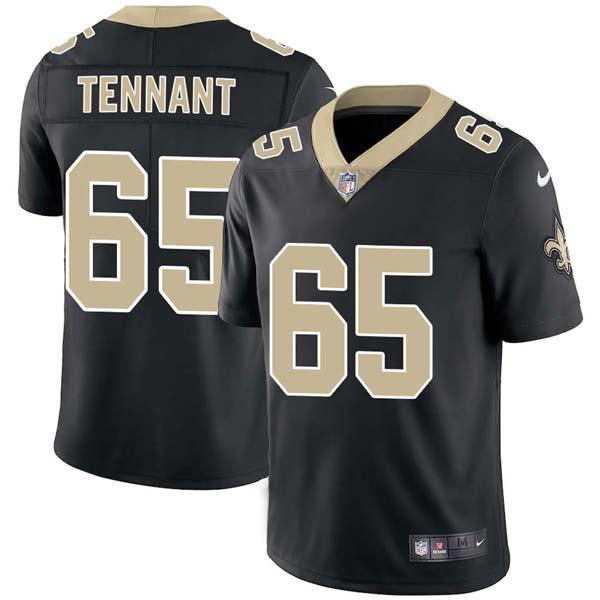 Black Matt Tennant Saints #65 Stitched American Football Jersey Custom Sewn-on Patches Mens Womens Youth