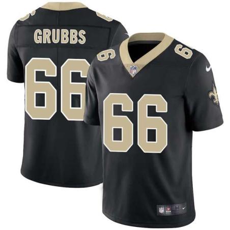 Black Ben Grubbs Saints #66 Stitched American Football Jersey Custom Sewn-on Patches Mens Womens Youth