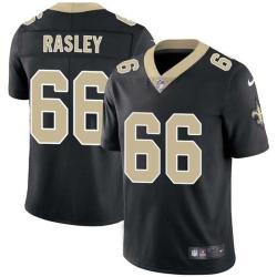 Black Rocky Rasley Saints #66 Stitched American Football Jersey Custom Sewn-on Patches Mens Womens Youth