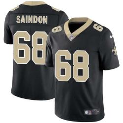 Black Pat Saindon Saints #68 Stitched American Football Jersey Custom Sewn-on Patches Mens Womens Youth