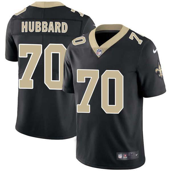 Black Dave Hubbard Saints #70 Stitched American Football Jersey Custom Sewn-on Patches Mens Womens Youth