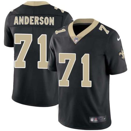 Black Dick Anderson Saints #71 Stitched American Football Jersey Custom Sewn-on Patches Mens Womens Youth