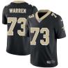 Black Frank Warren Saints #73 Stitched American Football Jersey Custom Sewn-on Patches Mens Womens Youth