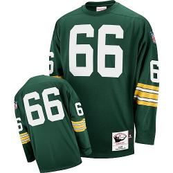 Ray Nitschke Green Bay Football Jersey - Green Bay #66 Football Jersey(Green Throwback)