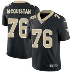 Black Pat McQuistan Saints #76 Stitched American Football Jersey Custom Sewn-on Patches Mens Womens Youth