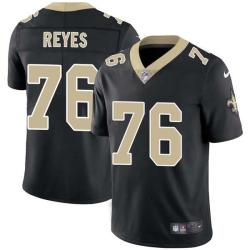 Black Tutan Reyes Saints #76 Stitched American Football Jersey Custom Sewn-on Patches Mens Womens Youth