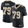 Black Tory Epps Saints #79 Stitched American Football Jersey Custom Sewn-on Patches Mens Womens Youth