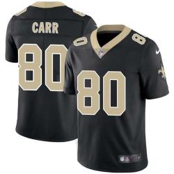 Black Austin Carr Saints #80 Stitched American Football Jersey Custom Sewn-on Patches Mens Womens Youth