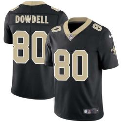 Black Marcus Dowdell Saints #80 Stitched American Football Jersey Custom Sewn-on Patches Mens Womens Youth