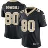 Black Marcus Dowdell Saints #80 Stitched American Football Jersey Custom Sewn-on Patches Mens Womens Youth