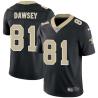 Black Lawrence Dawsey Saints #81 Stitched American Football Jersey Custom Sewn-on Patches Mens Womens Youth