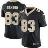 Black Cliff Benson Saints #83 Stitched American Football Jersey Custom Sewn-on Patches Mens Womens Youth