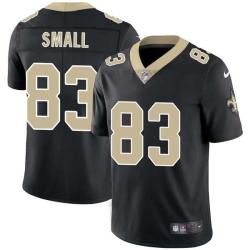 Black Torrance Small Saints #83 Stitched American Football Jersey Custom Sewn-on Patches Mens Womens Youth