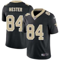 Black Jimmy Hester Saints #84 Stitched American Football Jersey Custom Sewn-on Patches Mens Womens Youth