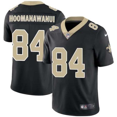 Black Michael Hoomanawanui Saints #84 Stitched American Football Jersey Custom Sewn-on Patches Mens Womens Youth