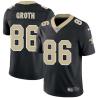 Black Jeff Groth Saints #86 Stitched American Football Jersey Custom Sewn-on Patches Mens Womens Youth