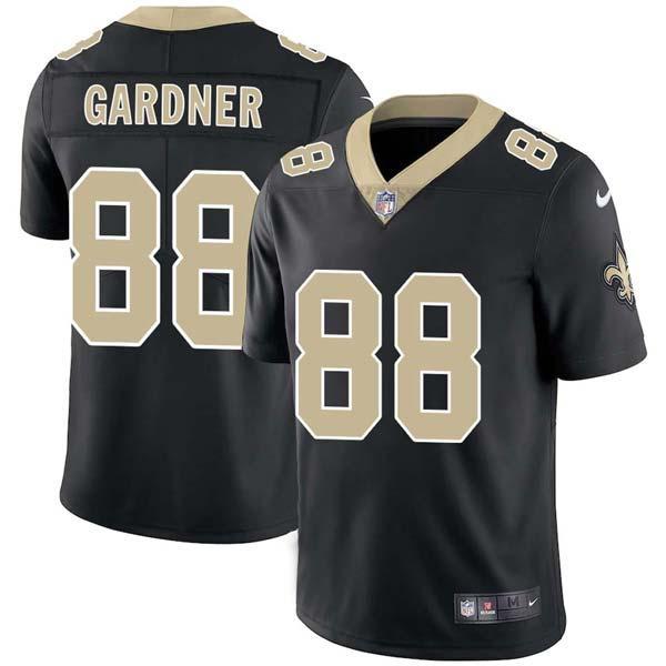 Black Talman Gardner Saints #88 Stitched American Football Jersey Custom Sewn-on Patches Mens Womens Youth