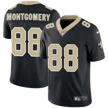 Black Ty Montgomery Saints #88 Stitched American Football Jersey Custom Sewn-on Patches Mens Womens Youth