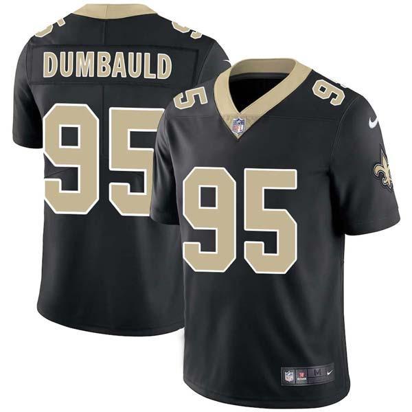 Black Jon Dumbauld Saints #95 Stitched American Football Jersey Custom Sewn-on Patches Mens Womens Youth