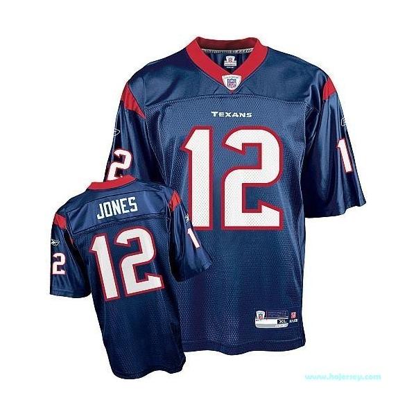 Jacoby Jones Houston Football Jersey - Houston #12 Football Jersey(Blue)