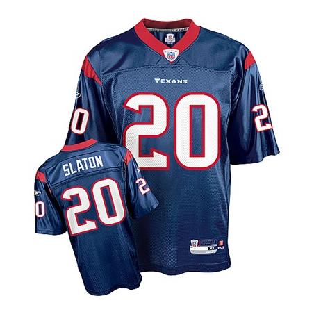 Steve Slaton Houston Football Jersey - Houston #20 Football Jersey(Blue)