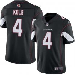 Black Kevin Kolb Cardinals #4 Stitched American Football Jersey Custom Sewn-on Patches Mens Womens Youth