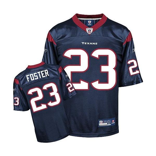 Arian Foster Houston Football Jersey - Houston #23 Football Jersey(Blue)