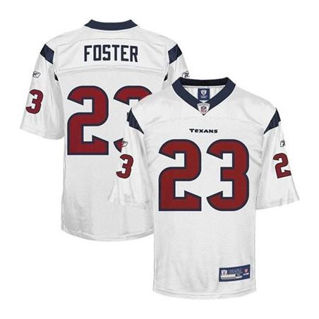 Arian Foster Houston Football Jersey - Houston #23 Football Jersey(White)