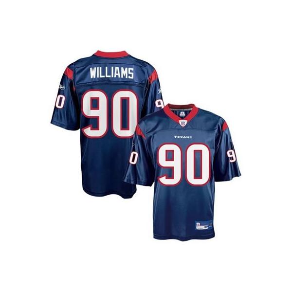 Mario Williams Houston Football Jersey - Houston #90 Football Jersey(Blue)