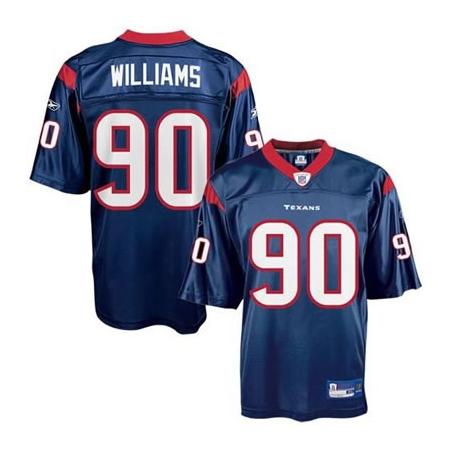 Mario Williams Houston Football Jersey - Houston #90 Football Jersey(Blue)