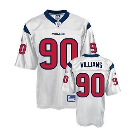 Mario Williams Houston Football Jersey - Houston #90 Football Jersey(White)