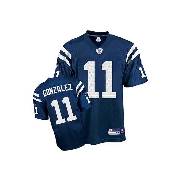 Anthony Gonzalez Indianapolis Football Jersey - Indianapolis #11 Football Jersey(Blue)