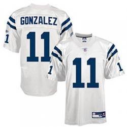 Anthony Gonzalez Indianapolis Football Jersey - Indianapolis #11 Football Jersey(White)