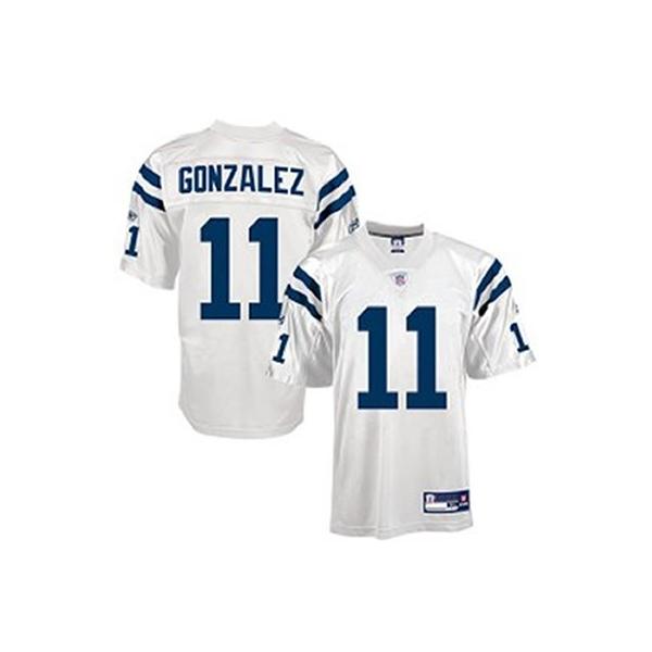 Anthony Gonzalez Indianapolis Football Jersey - Indianapolis #11 Football Jersey(White)