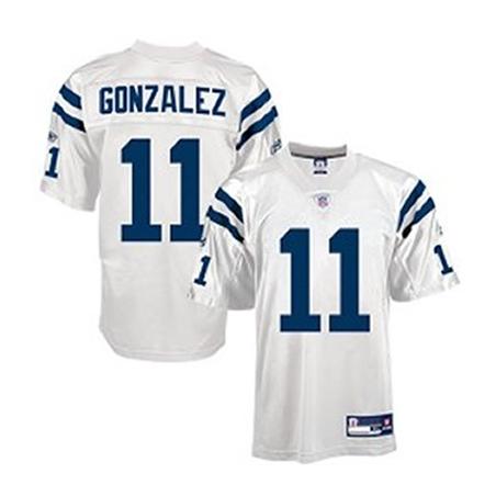 Anthony Gonzalez Indianapolis Football Jersey - Indianapolis #11 Football Jersey(White)