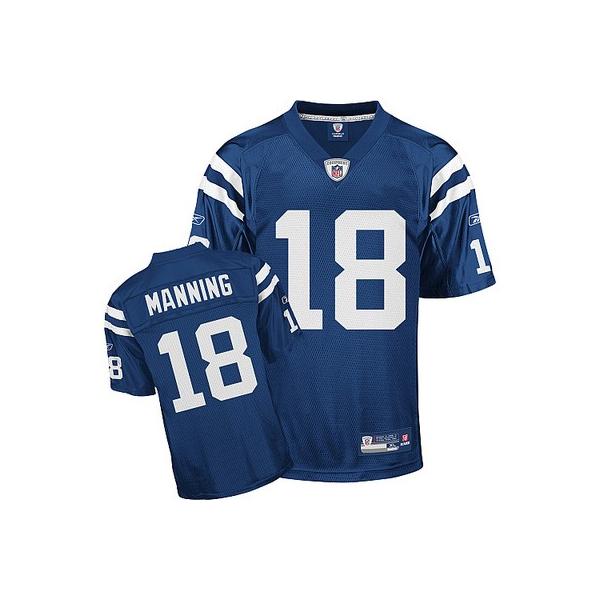 Peyton Manning Indianapolis Football Jersey - Indianapolis #18 Football Jersey(Blue)