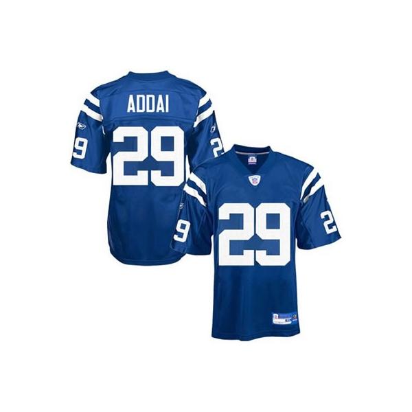 Joseph Addai Indianapolis Football Jersey - Indianapolis #29 Football Jersey(Blue)