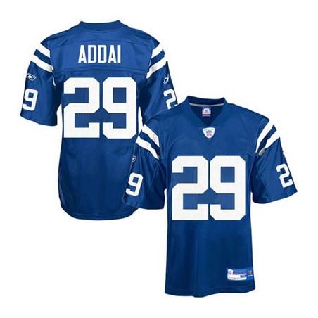 Joseph Addai Indianapolis Football Jersey - Indianapolis #29 Football Jersey(Blue)