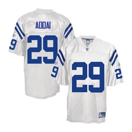 Joseph Addai Indianapolis Football Jersey - Indianapolis #29 Football Jersey(White)