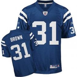 Donald Brown Indianapolis Football Jersey - Indianapolis #31 Football Jersey(Blue)