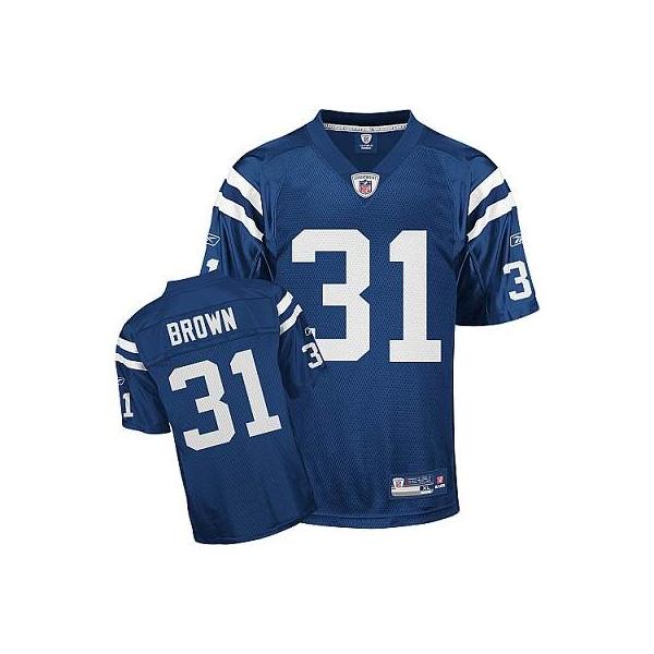 Donald Brown Indianapolis Football Jersey - Indianapolis #31 Football Jersey(Blue)